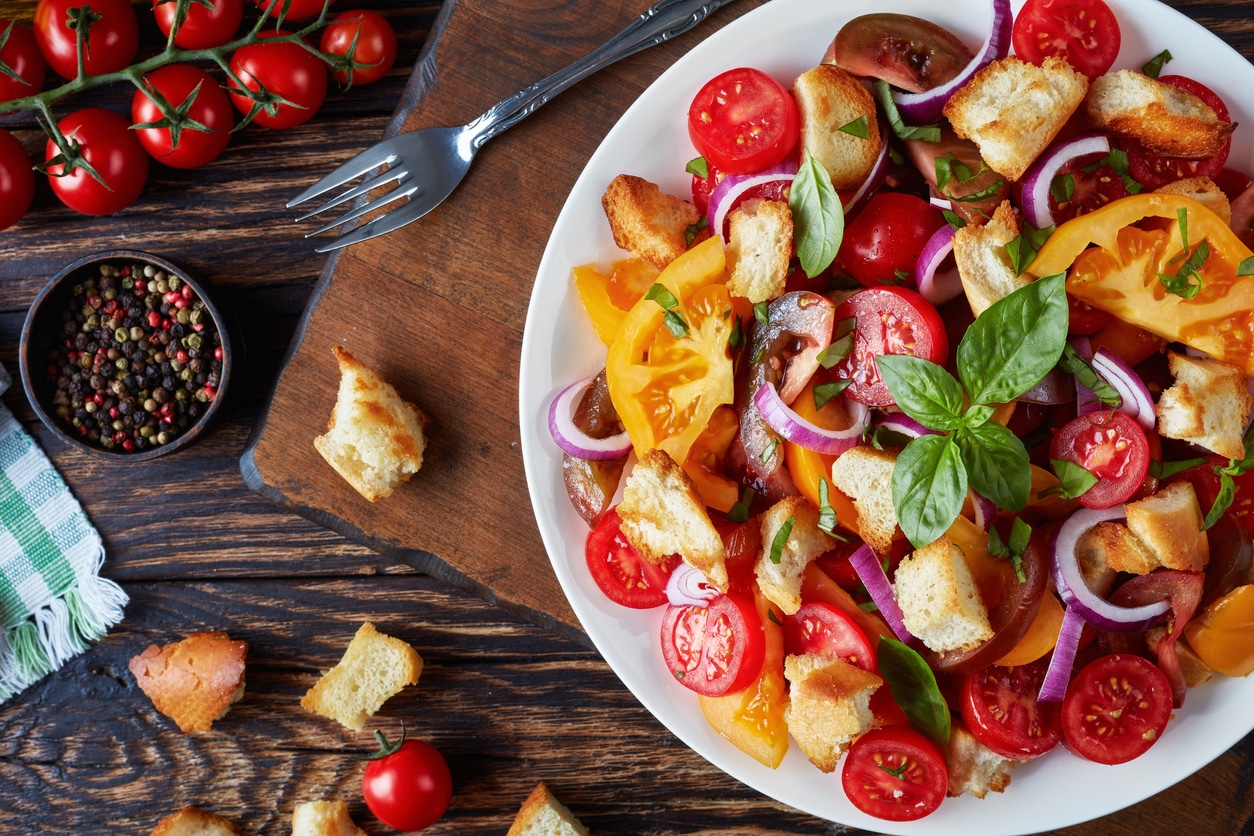 Italienischer Brotsalat - Panzanella