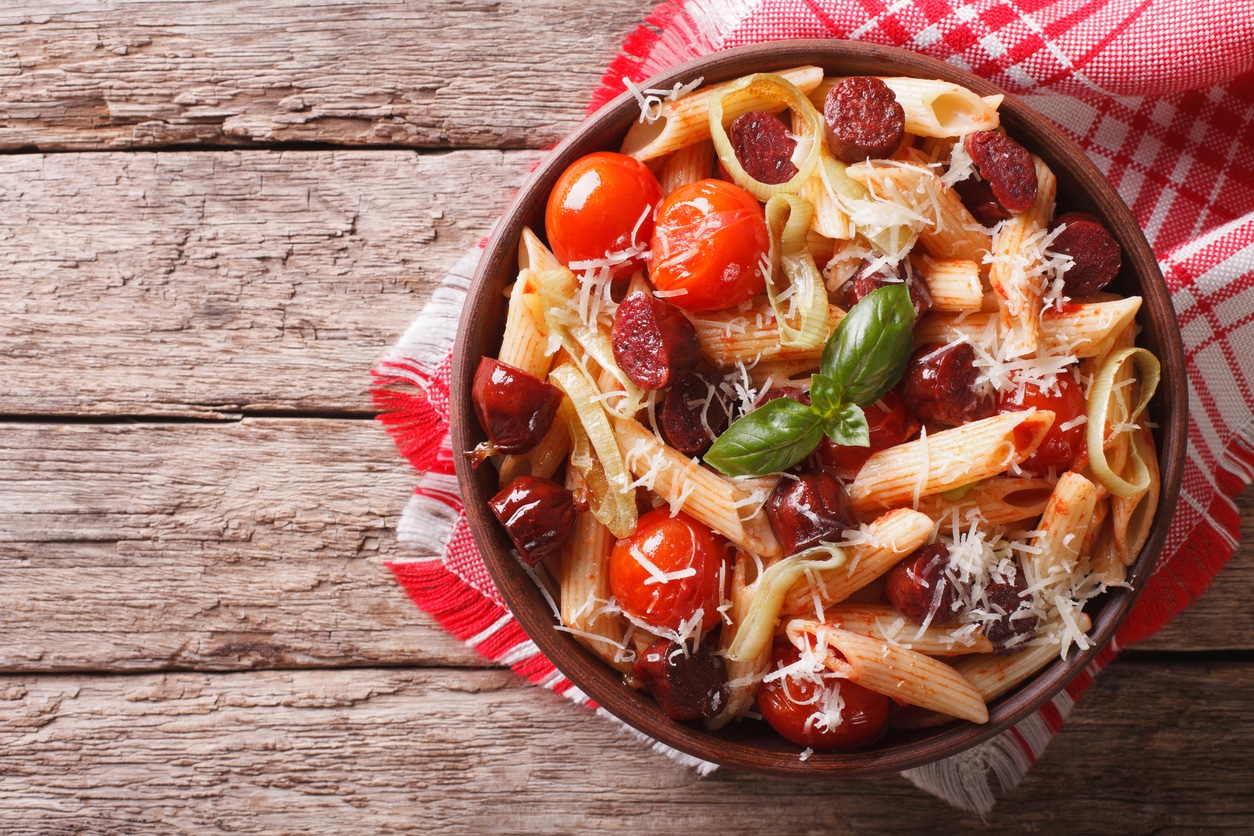 Penne mit Chorizo